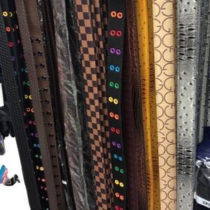 Belts in many colors inquire for availability